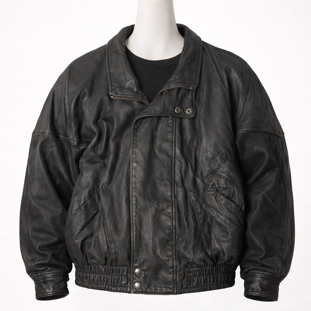 Men's Black Leather Jacket